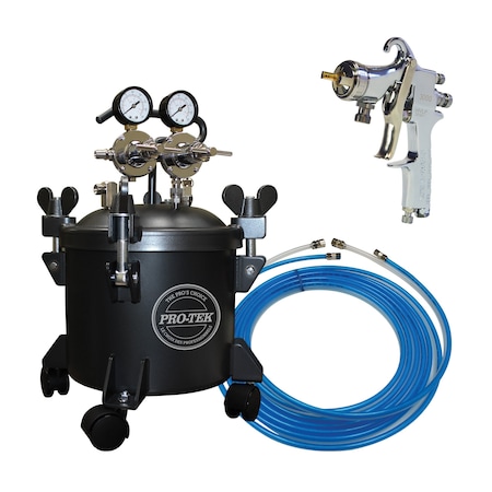 Pro-Tek Spray Equipment 10L PRESSURE SYSTEM 7535W TANK/25`/3000P-1.0 7535CK-3P